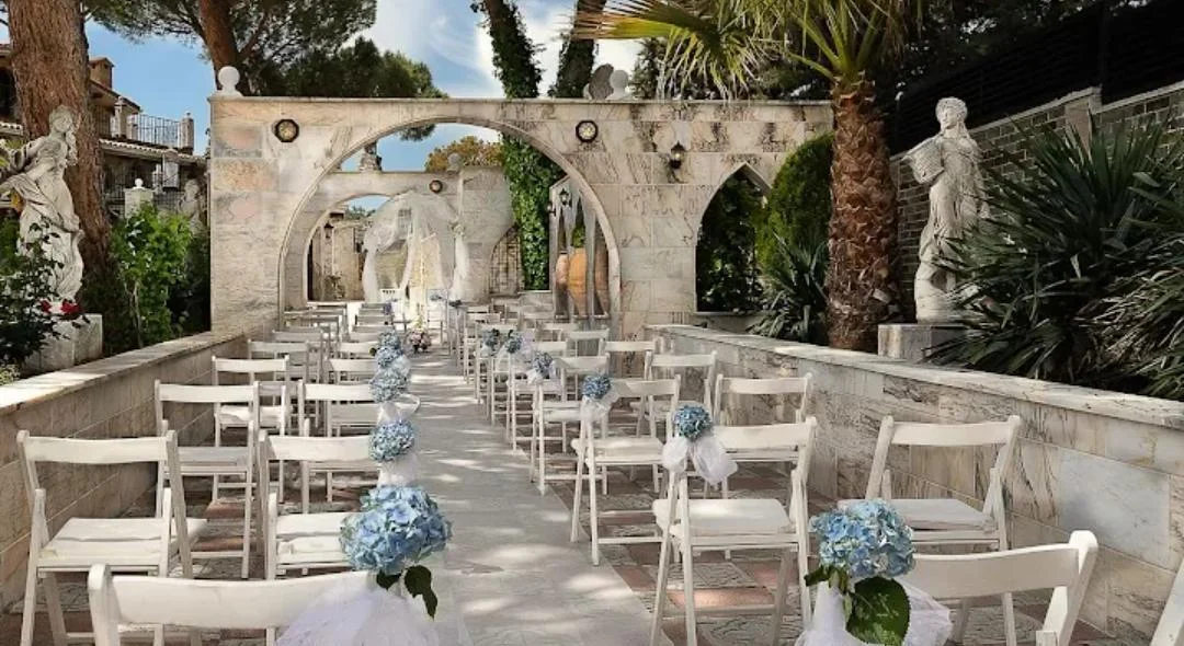 Montaje de ceremonia con catering